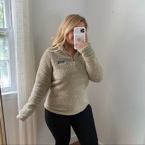 Patagonia Tan Los Gatos 1/4 Zip Pullover Medium